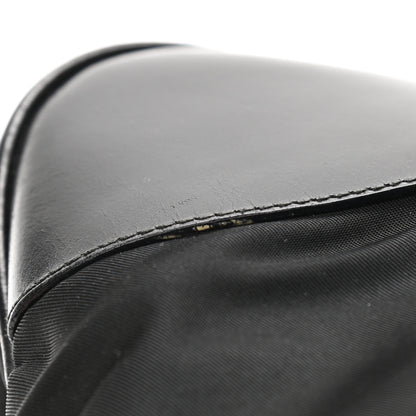 Prada Tessuto Nylon Soft Calf Shoulder Bag Black 13 of 15