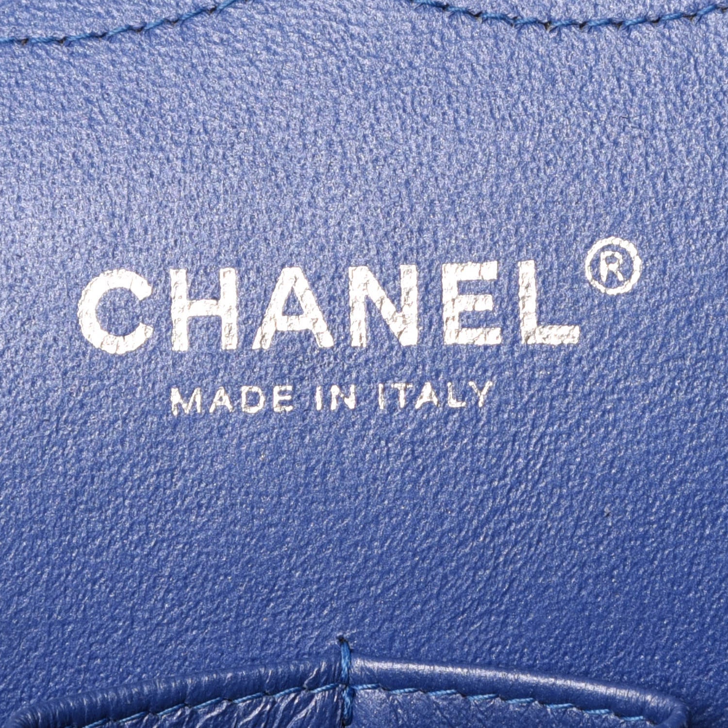 Chanel Patent Quilted Jumbo Double Flap Dark Blue 8 of 9