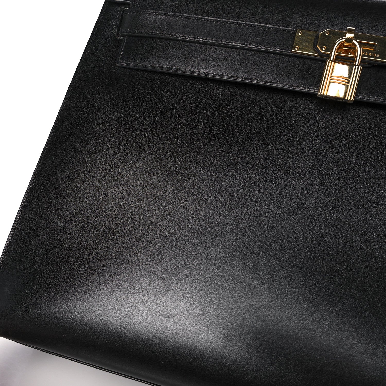 Hermes Box Kelly Sellier 35 Black 38 of 46