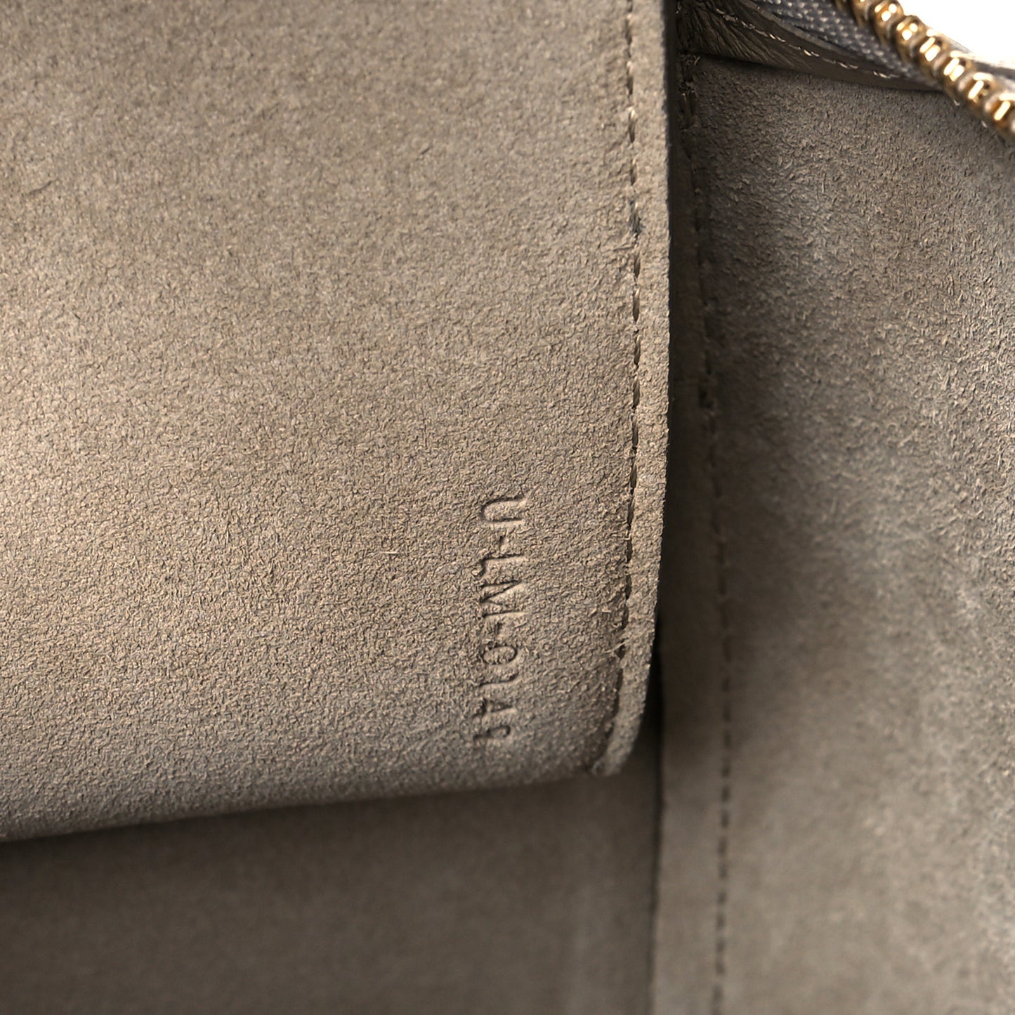 Grained Calfskin Micro Belt Bag Beige