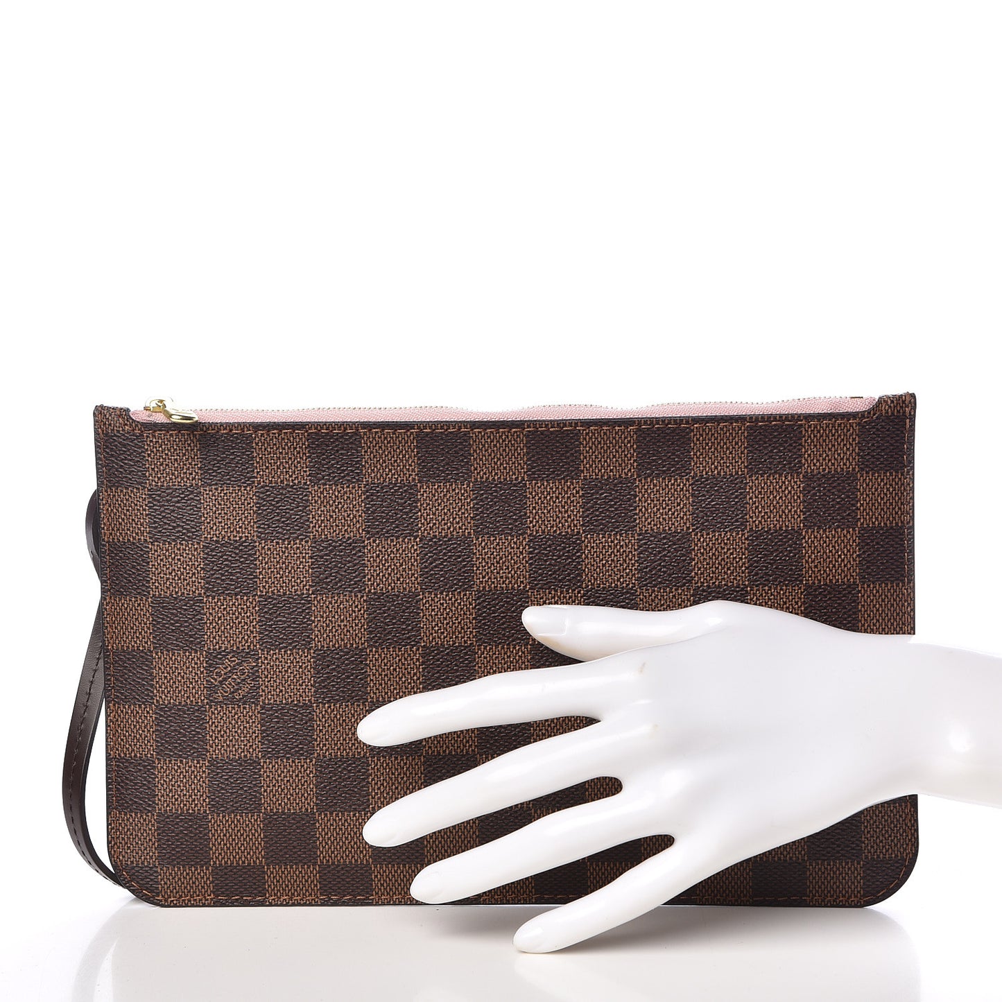 Damier Ebene Neverfull MM GM Pochette Rose Ballerine