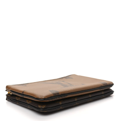 Louis Vuitton Reverse Monogram Giant Double Zip Pochette 4 of 7