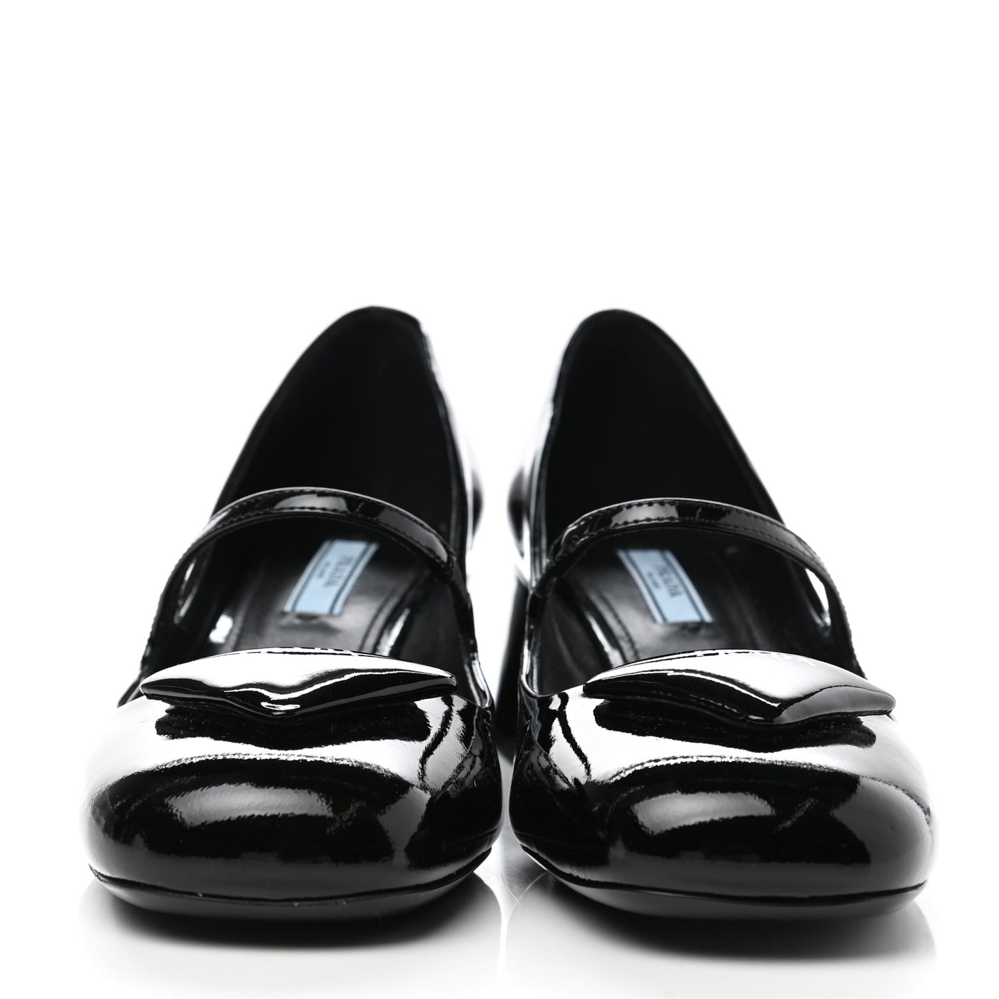 Patent Logo Mary Jane 45mm Pumps 38 Black