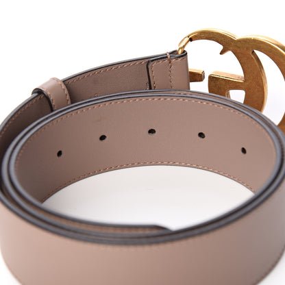 Gucci Calfskin Double G 40mm Belt 85 34 Porcelain Rose 3 of 5