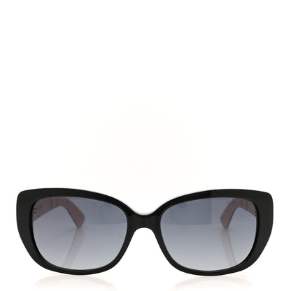 Christian Dior Lambskin Cannage Dior Lady 2R Sunglasses Black 2 of 9