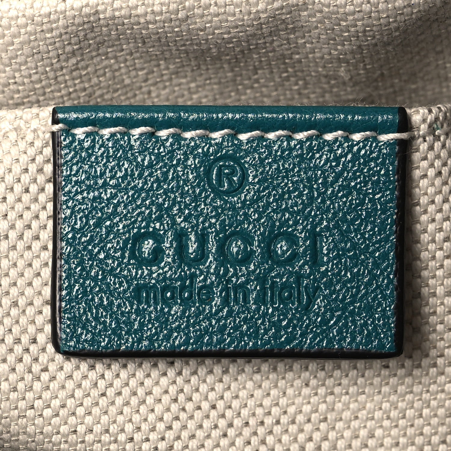 Gucci Azalea Calfskin Enamel Matelasse Diagonal Small Torchon GG Marmont Chain Shoulder Bag Imperial Blue Pavone 6 of 10