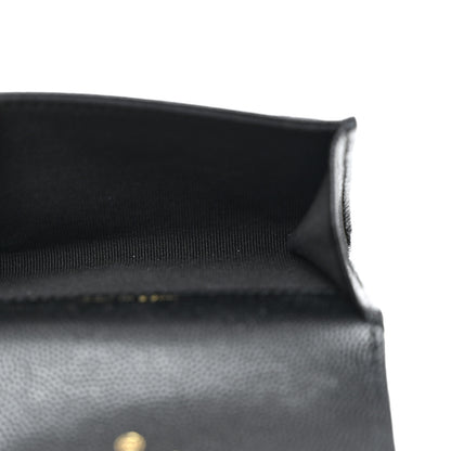 Chanel Caviar Quilted Boy Flap Card Holder Black 5 of 8