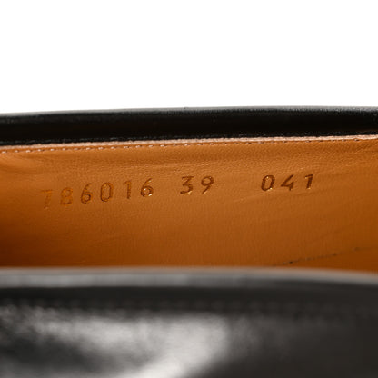 Gucci Calfskin Womens Jordaan Loafers 39 Black 9 of 10