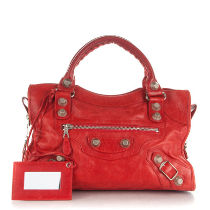 Balenciaga Agneau Giant 21 Silver Hardware City Vermillion 1 of 11