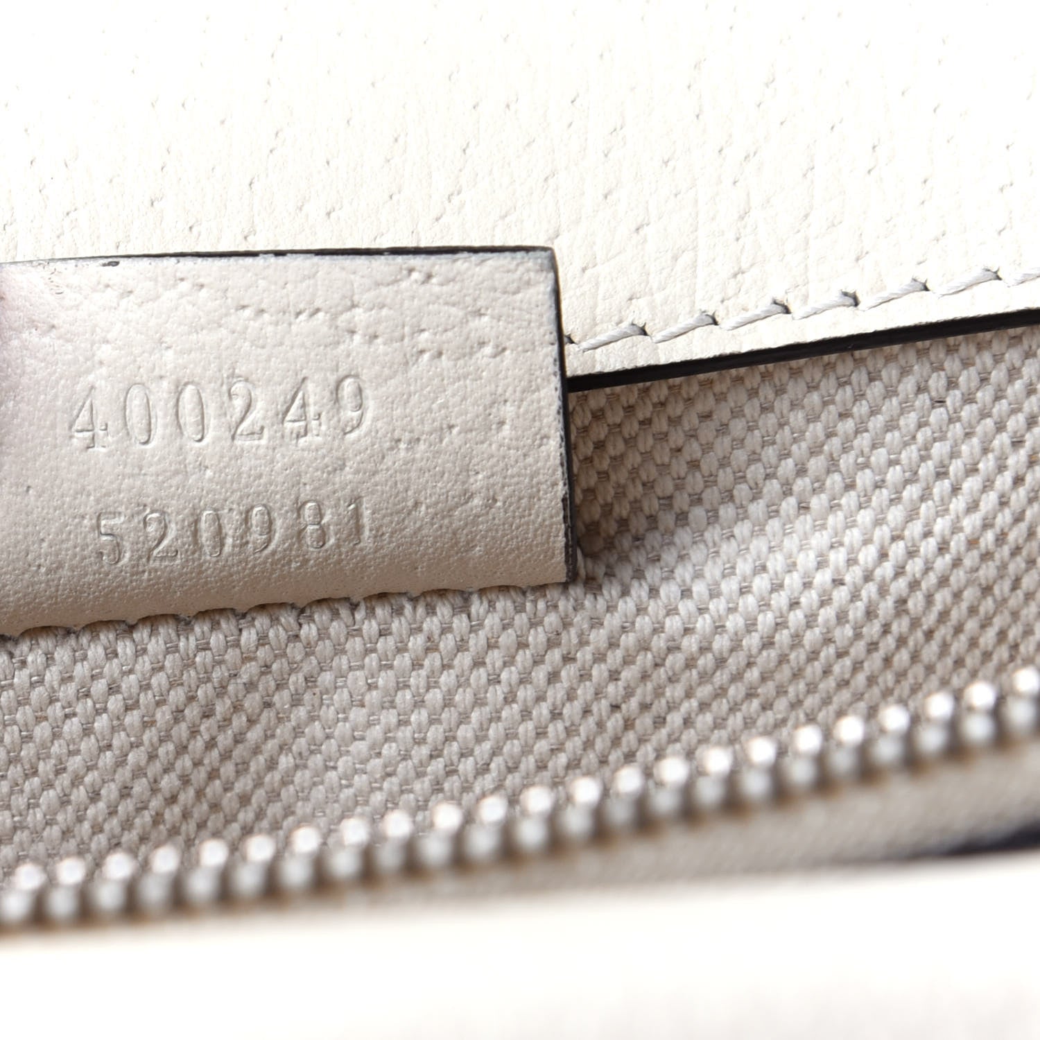 Gucci Textured Calfskin Crystal Small Dionysus Shoulder Bag Mystic White 7 of 9