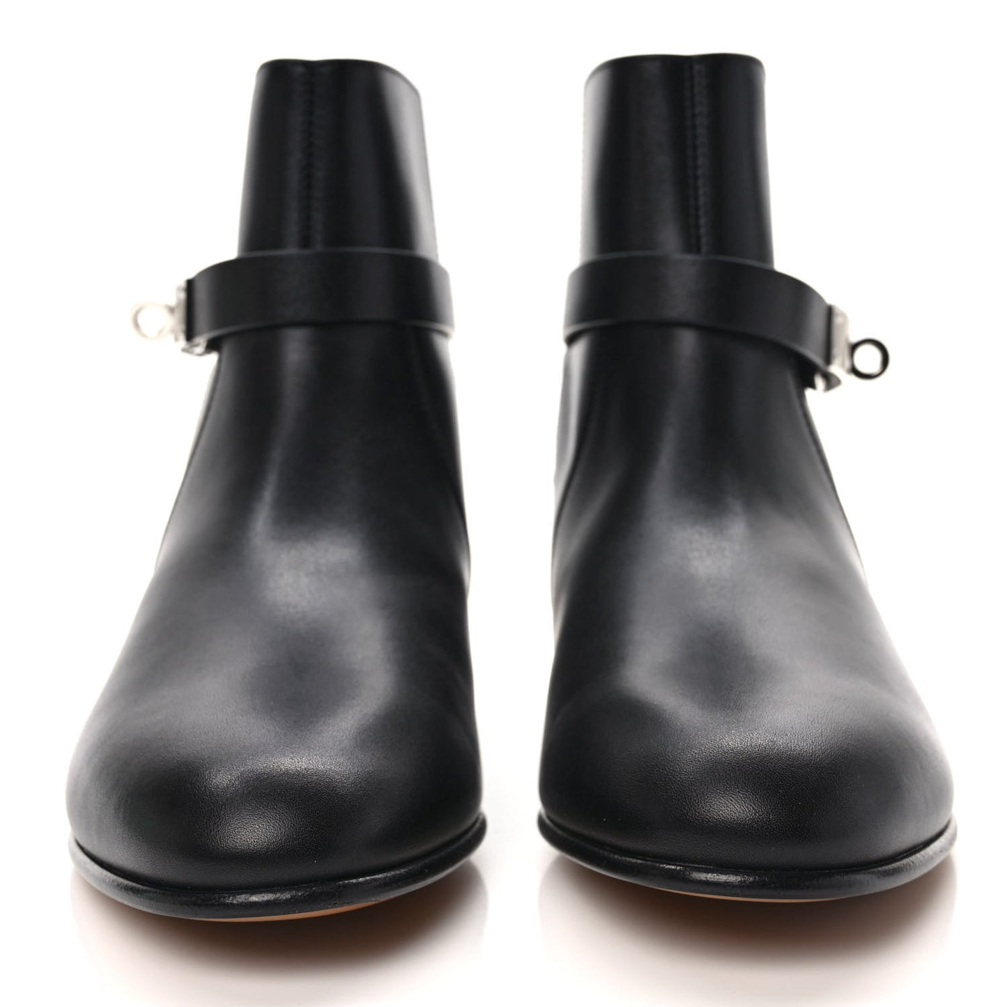 Calfskin Neo Ankle Boots 36 Black