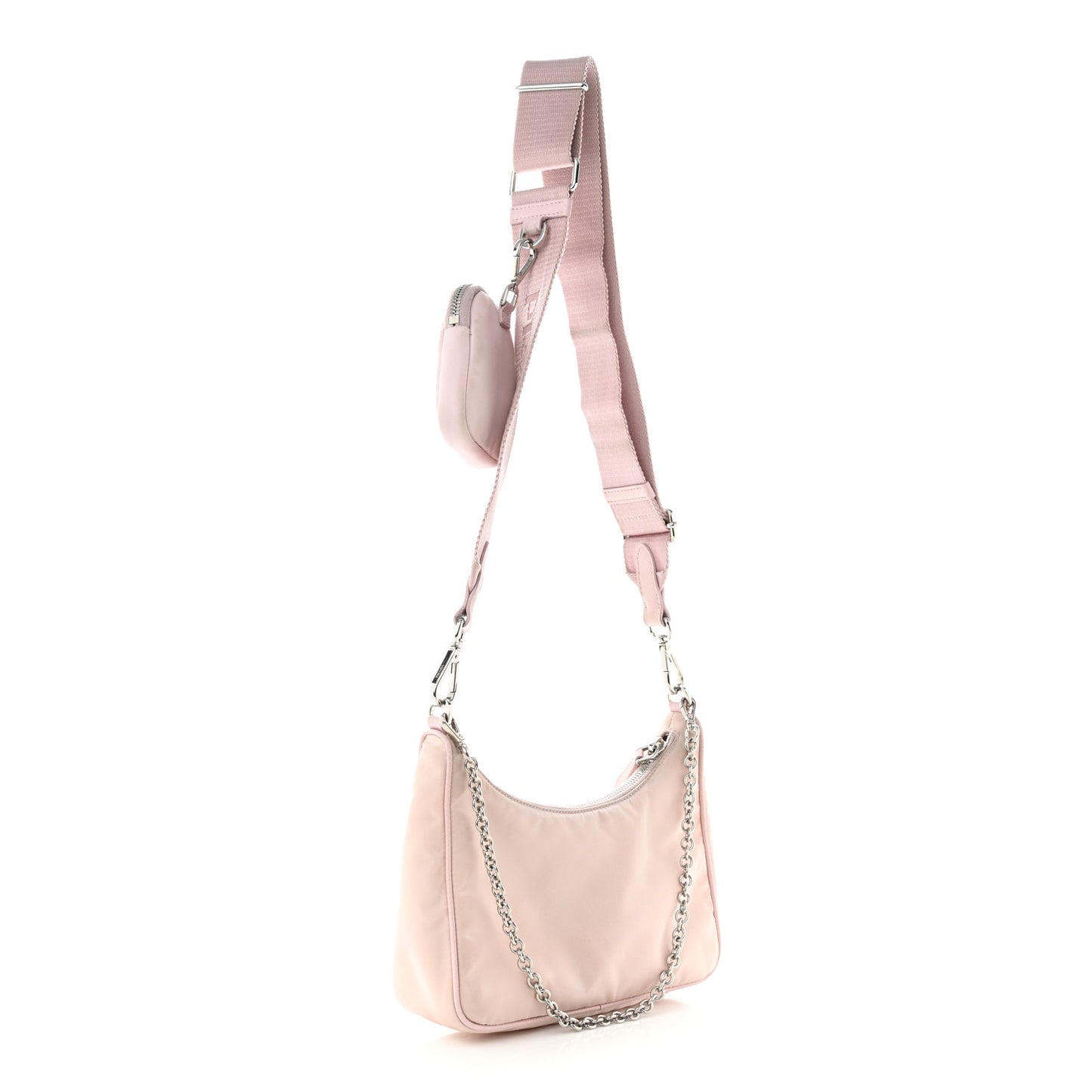 Nylon Re-Edition 2005 Shoulder Bag Alabastro