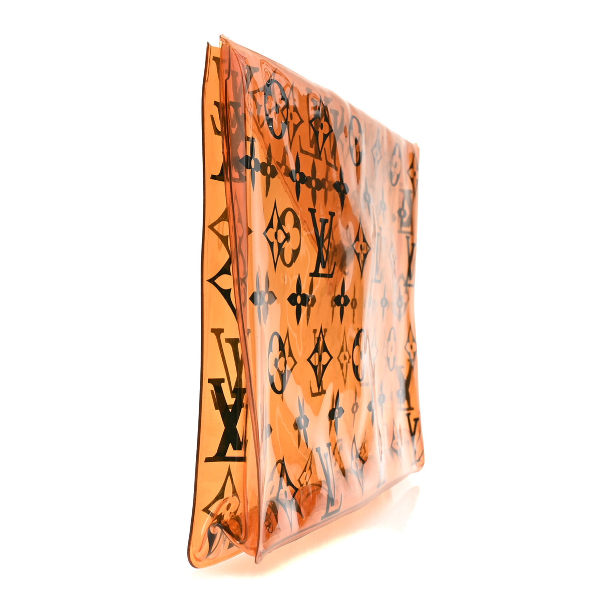 Louis Vuitton PVC Monogram Printed Envelope Pouch Orange 3 of 5