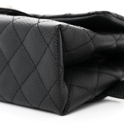 Chanel Grained Calfskin Quilted 2.55 Reissue Flap Belt Bag Clutch  Black 10 of 11