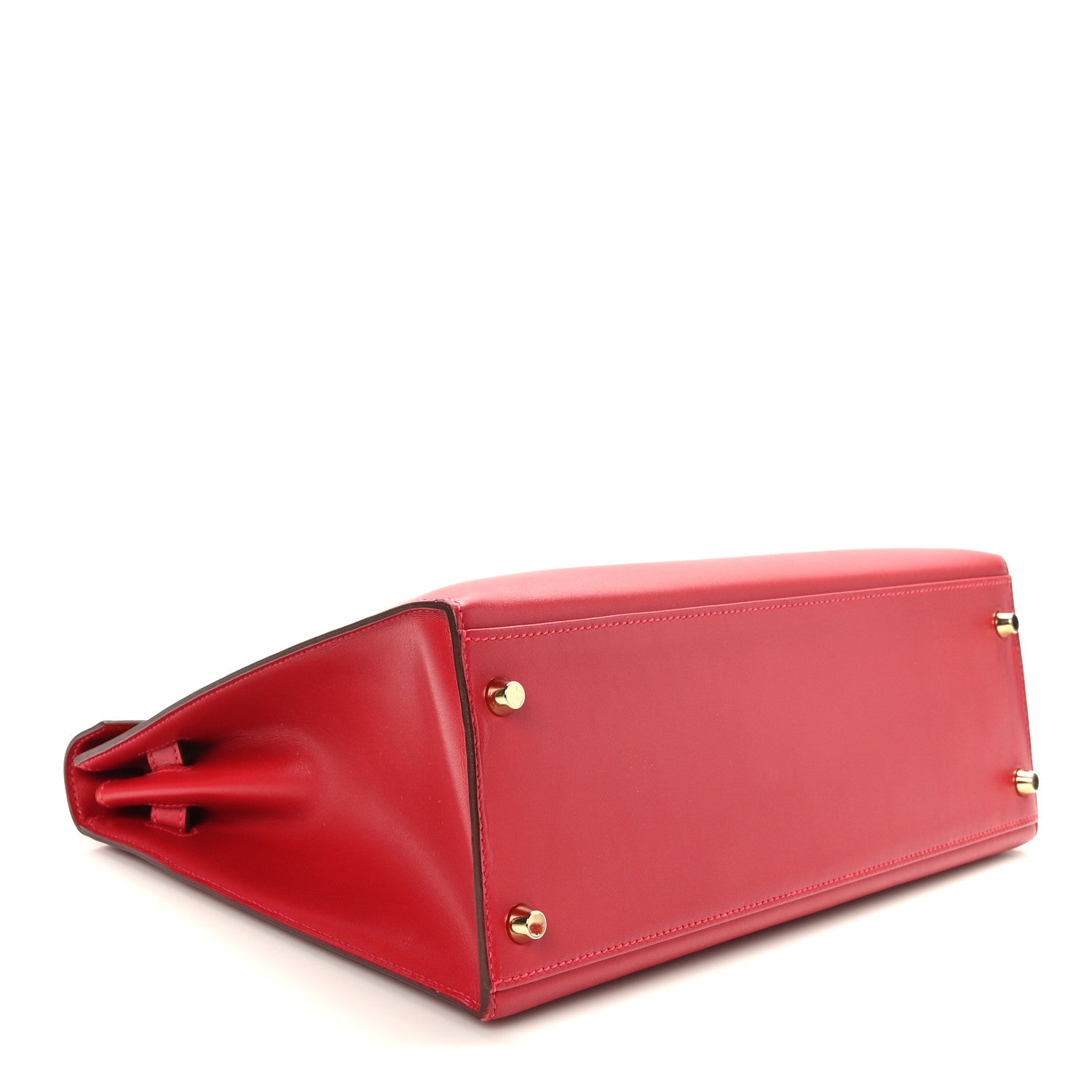 Hermes Tadelakt Kelly Sellier 32 Rouge Vif 4 of 12