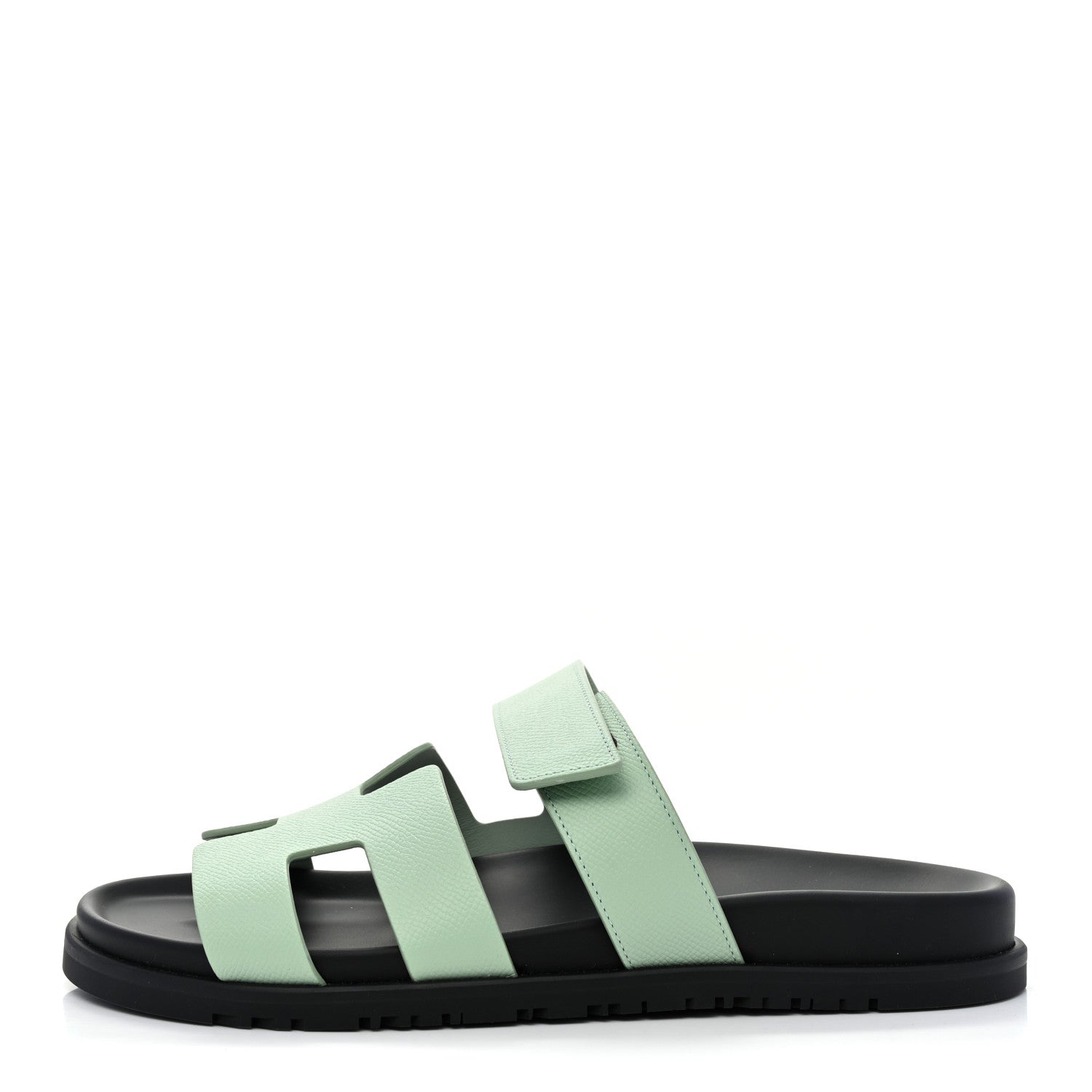 Hermes Epsom Womens Chypre Sandals 40 Vert Jade 1 of 9