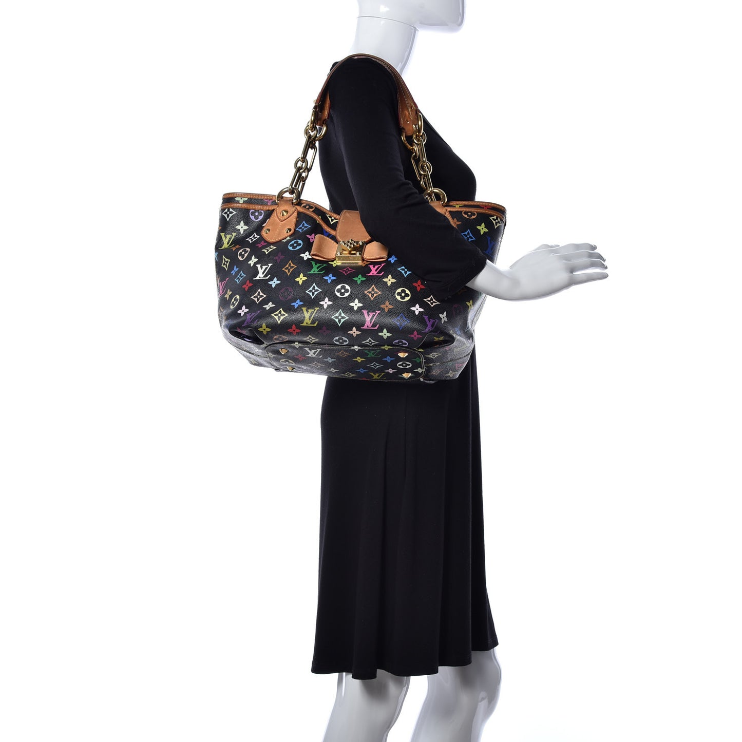 Monogram Multicolor Annie GM Black