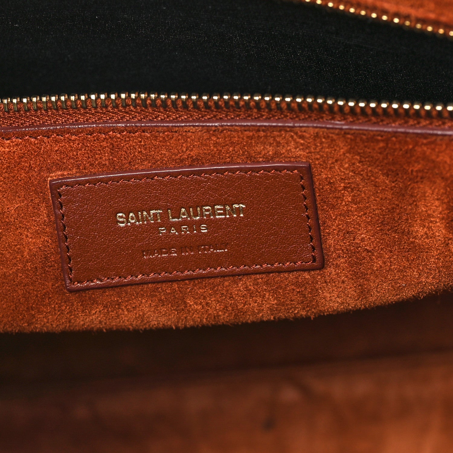 Saint Laurent Calfskin Large Sac De Jour Carryall Cognac 6 of 12