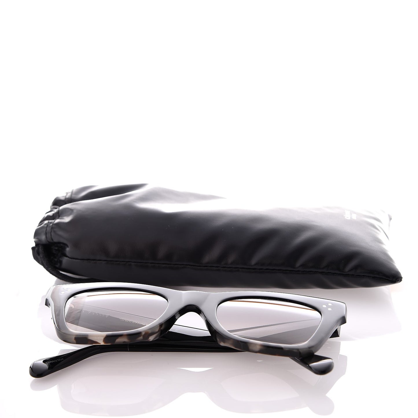 Acetate Cat Eye Sunglasses CL40004I Havana Black