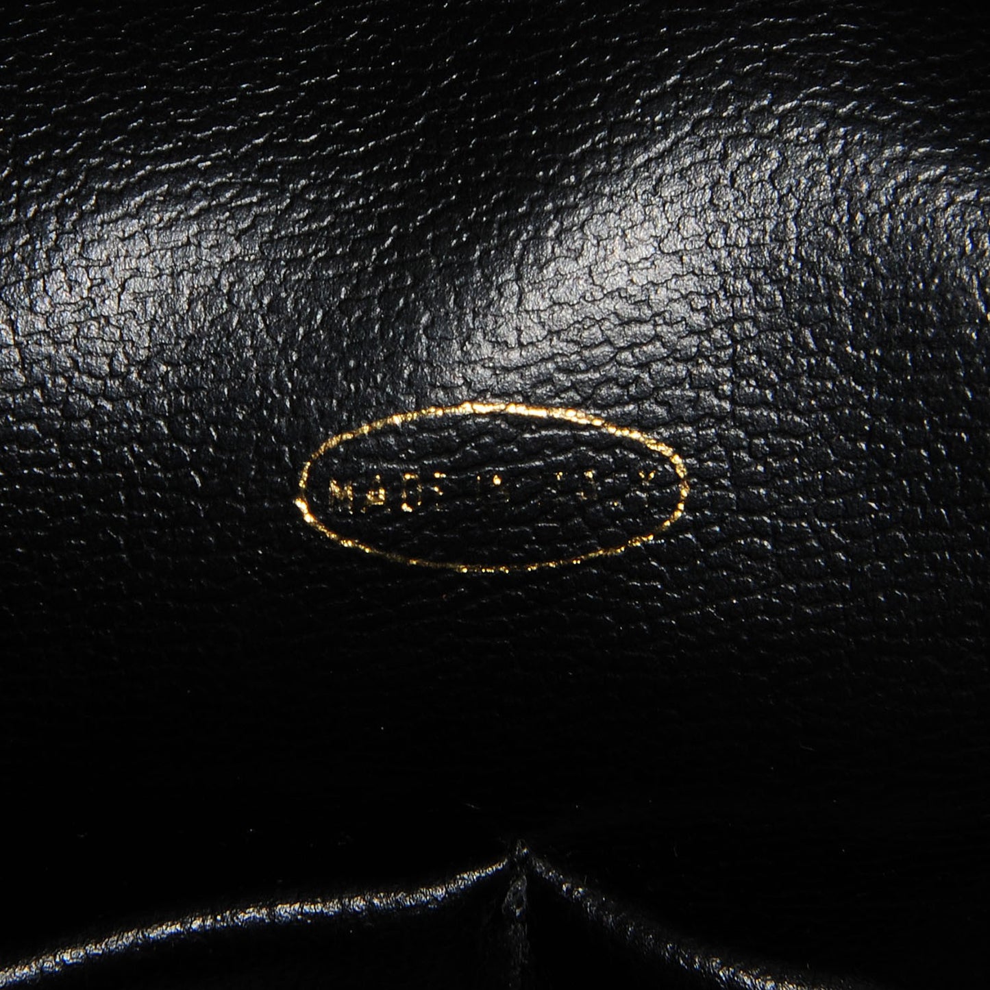 Lambskin Diamond Stitch Cosmetic Case Black