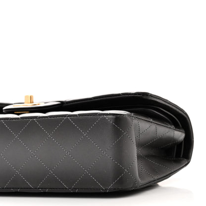 Chanel Gradient Lambskin Medium Double Flap Grey 10 of 10