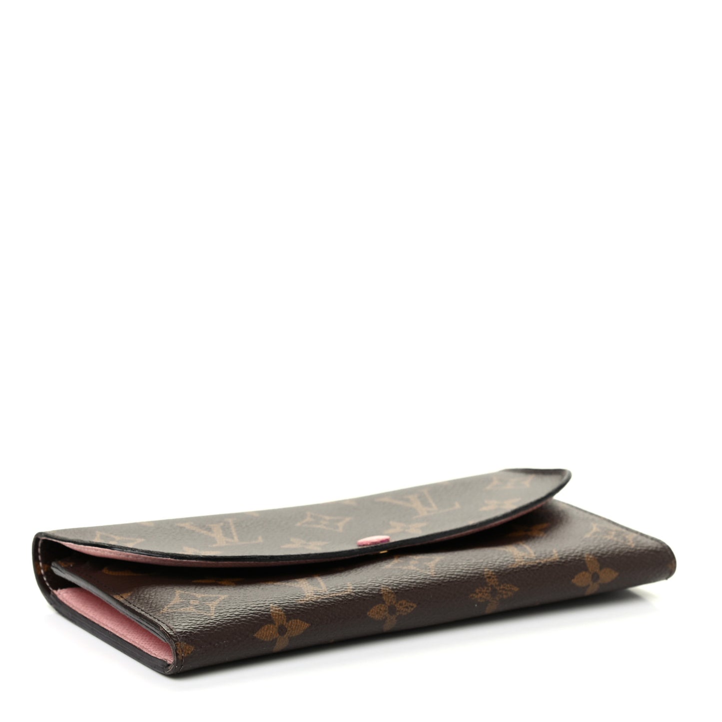 Monogram Emilie Wallet Rose Ballerine