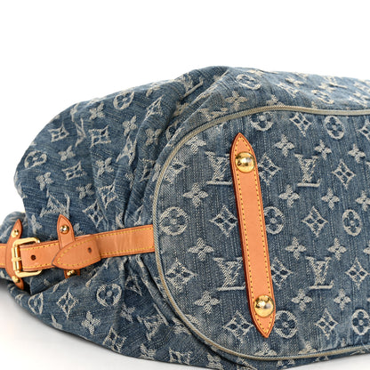 Louis Vuitton Denim Mahina XL Blue 8 of 12