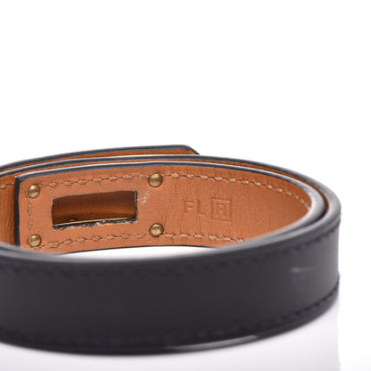 Hermes Chamonix Kelly Double Tour Bracelet S Black 4 of 9