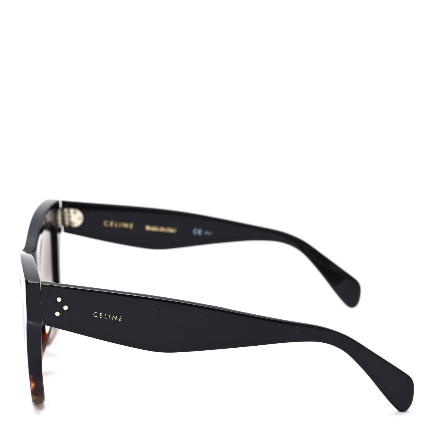 Celine Catherine Sunglasses CL 41098/F/S Black Havana 3 of 6