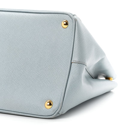 Prada Saffiano Lux Large Tote Lago 10 of 12