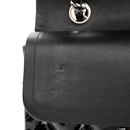 Chanel Patent Quilted Medium Double Flap Black 11 of 13