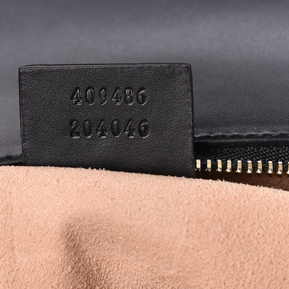 Gucci Guccissima Medium Padlock Shoulder Bag Black 7 of 7