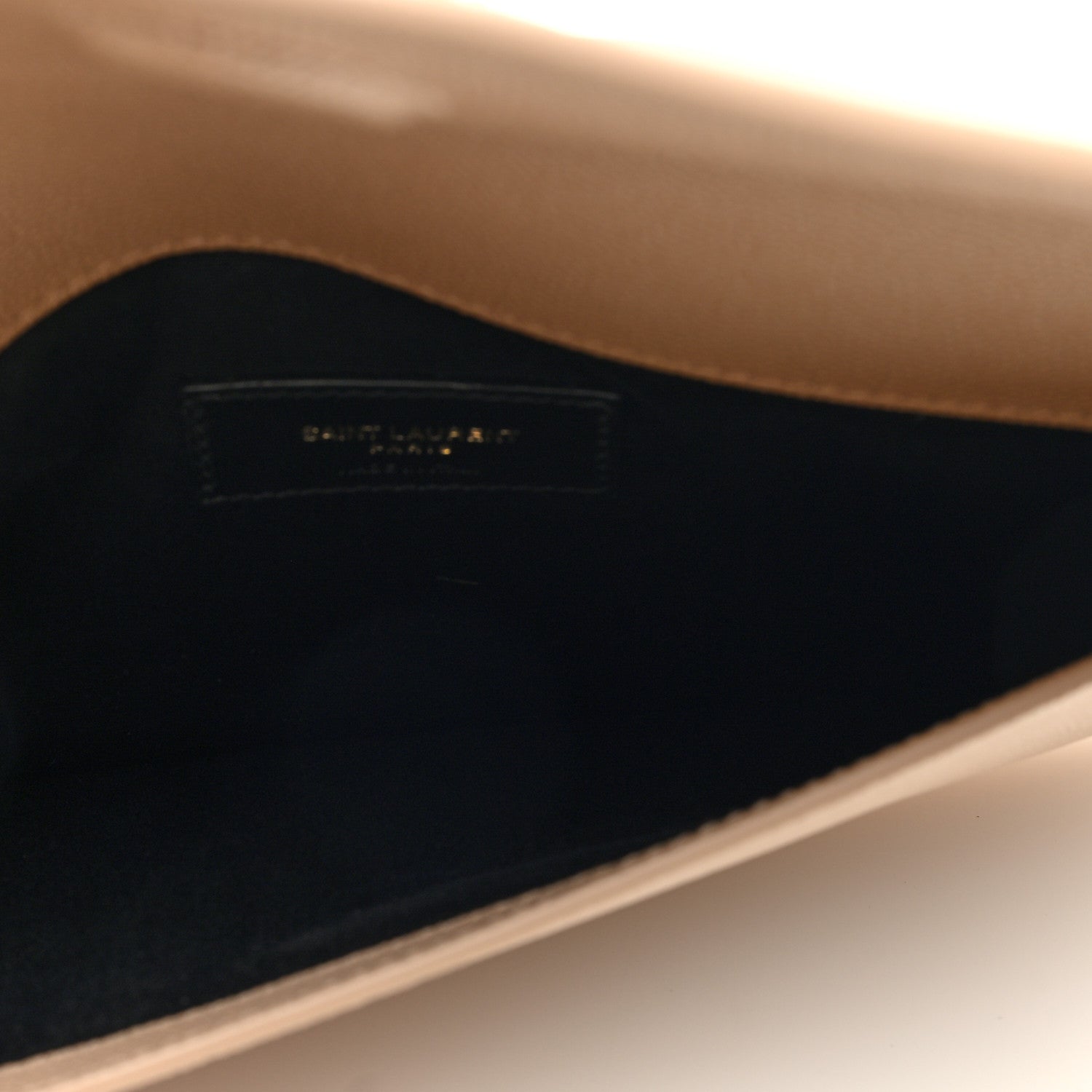 Saint Laurent Grain De Poudre Uptown Pouch Dark Beige 5 of 6