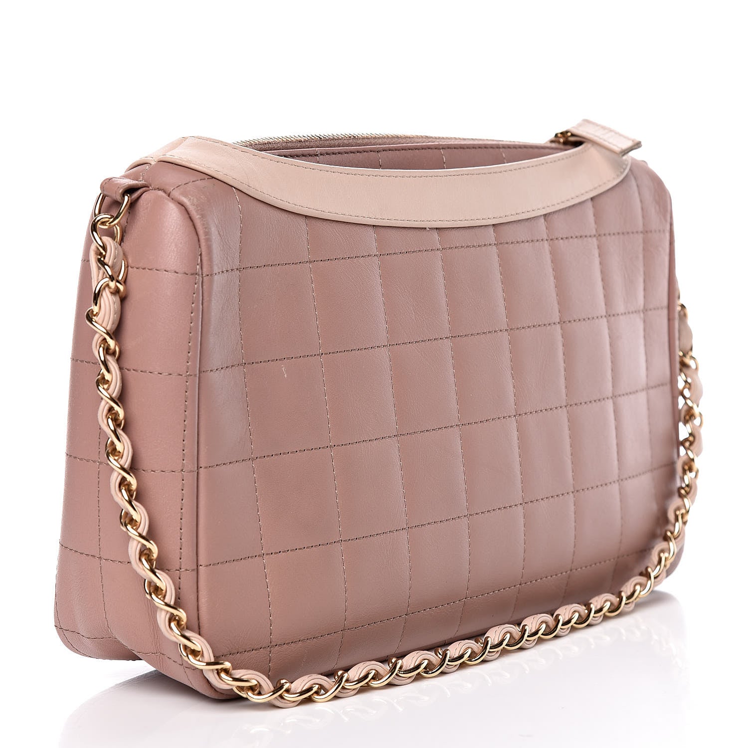 Chanel Calfskin Quilted Small Girl Shoulder Bag Beige 3 of 13