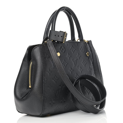 Louis Vuitton Empreinte Montaigne BB Black 3 of 10