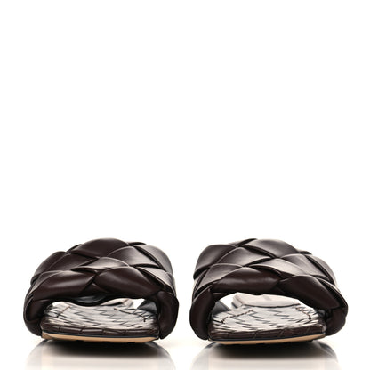 Bottega Veneta Nappa Maxi Intrecciato Lido Flat Sandals 36.5 Slipper Chocolate 2 of 7