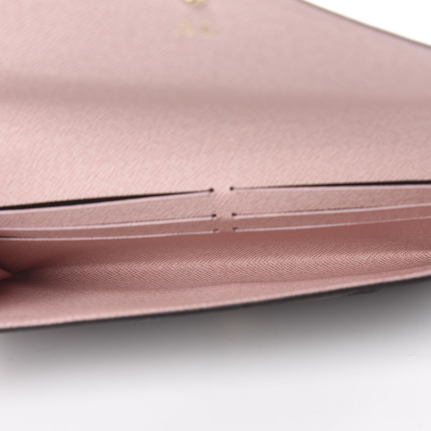 Monogram Jeanne Wallet Rose Ballerine