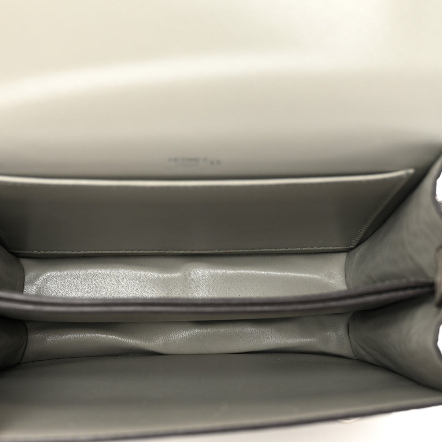 Matte Alligator Lizard Mini Sac Roulis Ombre Gris Perle