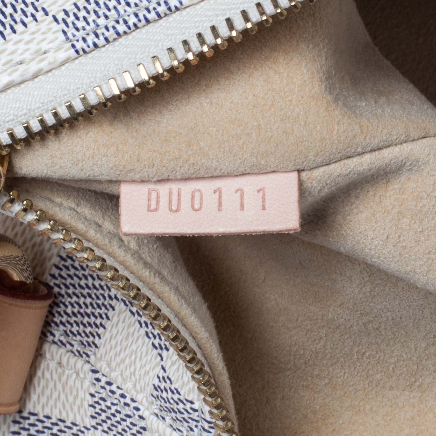 Louis Vuitton Damier Azur Evora MM 8 of 10