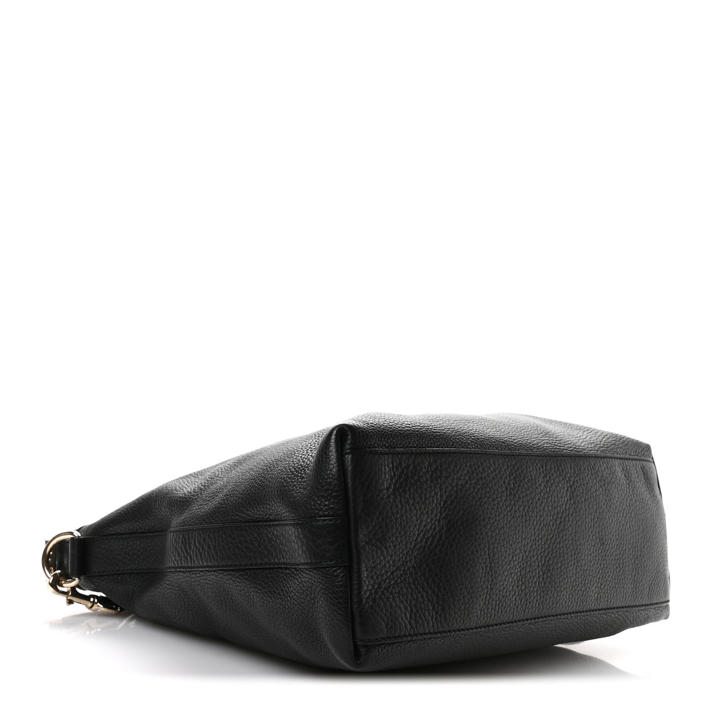 Pebbled Calfskin Small Miss GG Hobo Black