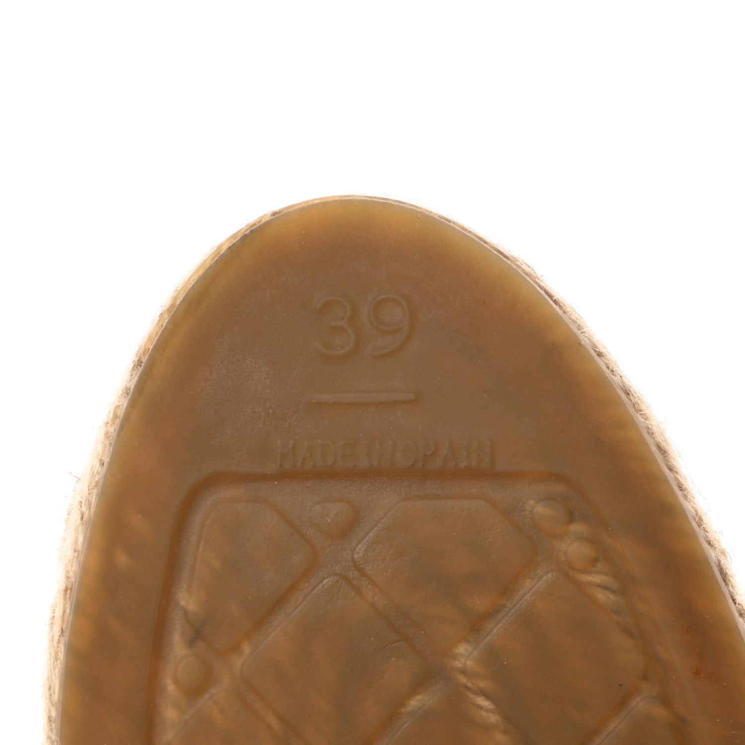 Chanel Laminated Goatskin CC Espadrilles 39 Silver 6 of 15