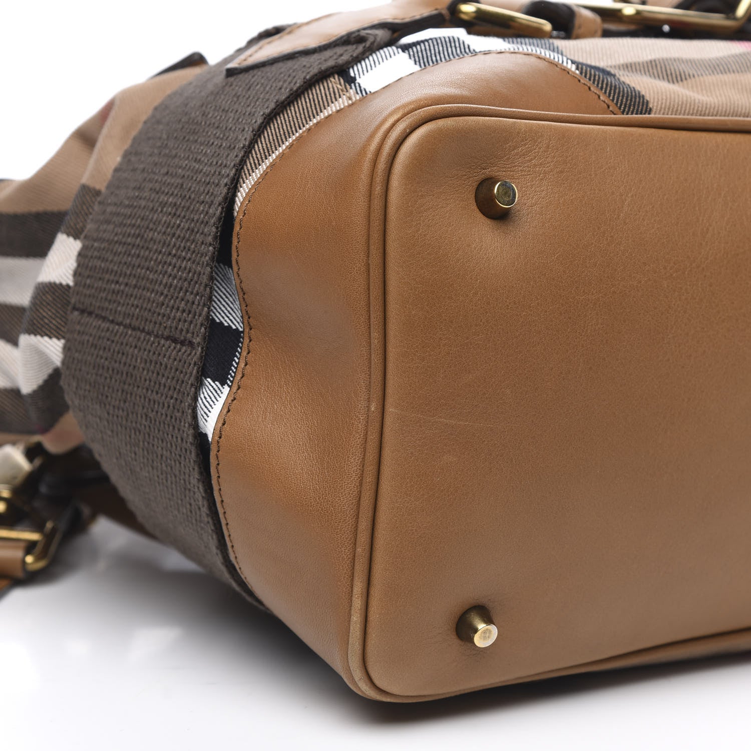 Burberry House Check Medium Brecon Tote Brown 8 of 14