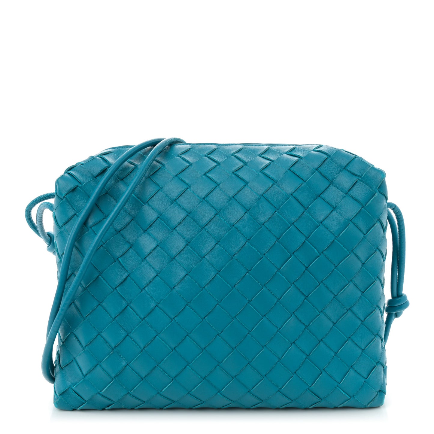 Nappa Intrecciato Medium Loop Camera Bag Pool