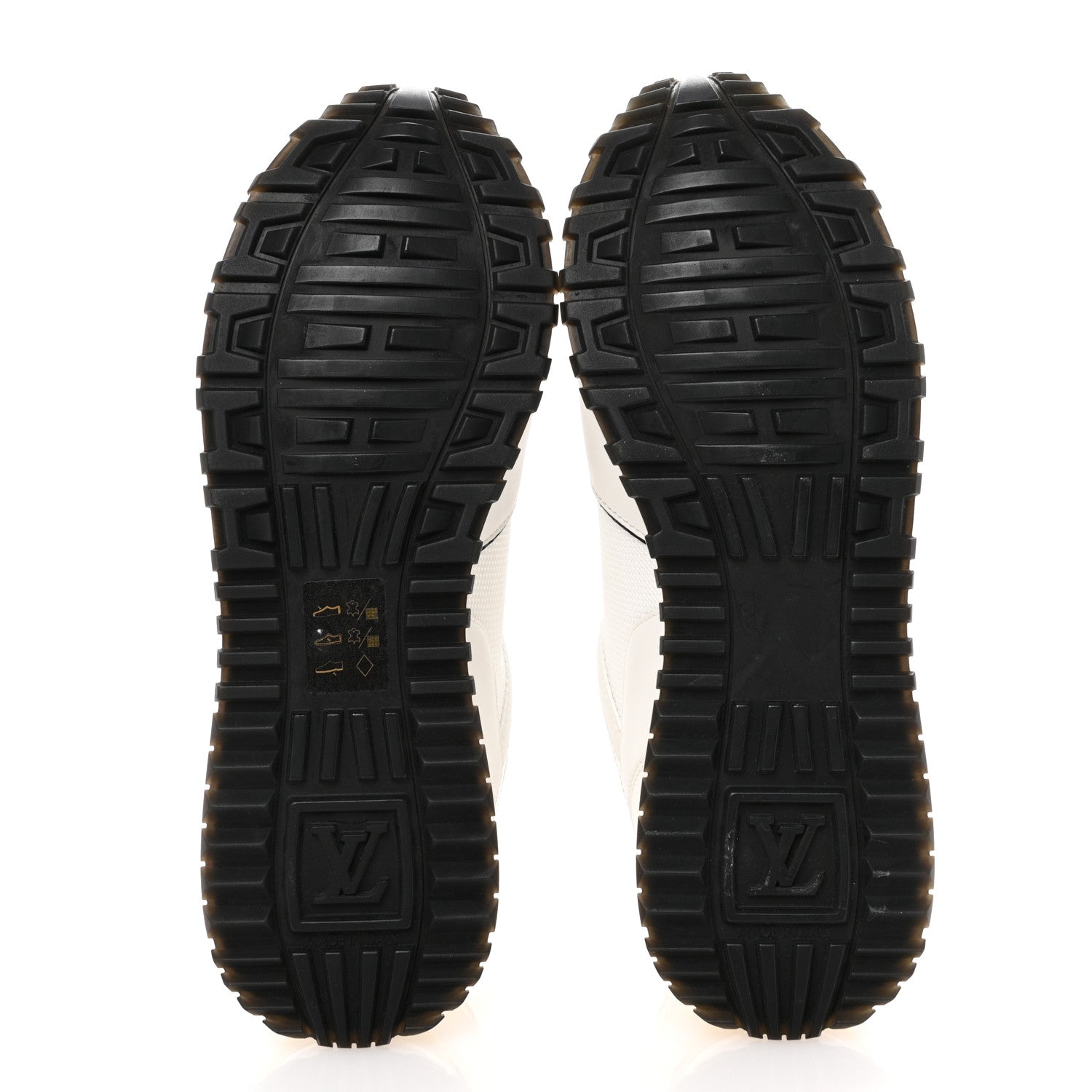 Louis Vuitton Calfskin Monogram Run Away Sneakers 36 White 6 of 10