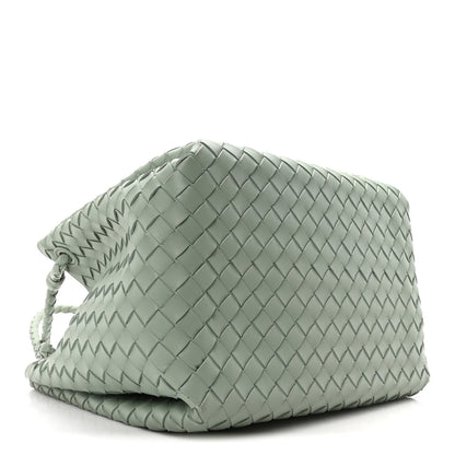 Bottega Veneta Nappa Intrecciato Large Andiamo Parachute Shoulder Bag New Sauge 5 of 10