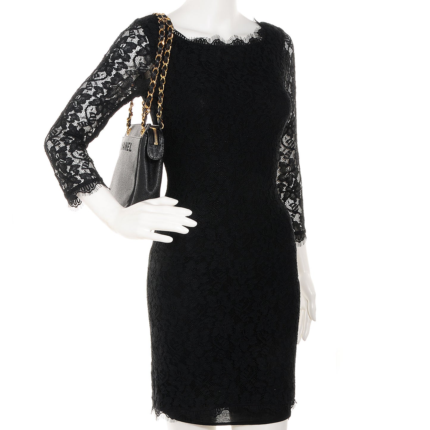 Caviar Shoulder Bag Black