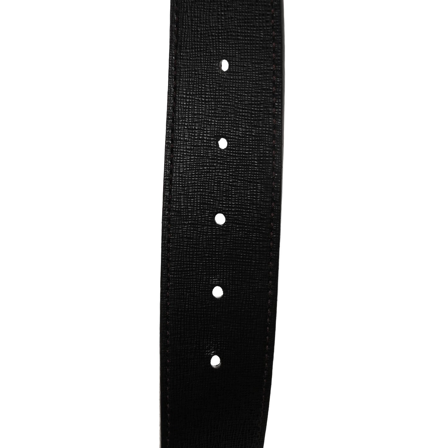 Zucca Calfskin FF Reversible Belt 75 30 Tobacco Black