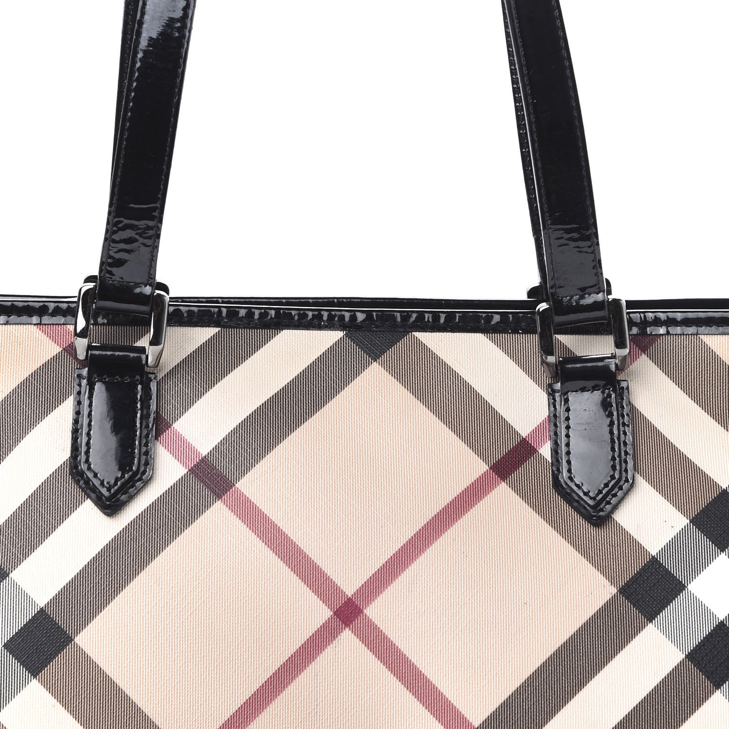 Burberry Supernova Check Regent Tote Black 15 of 17