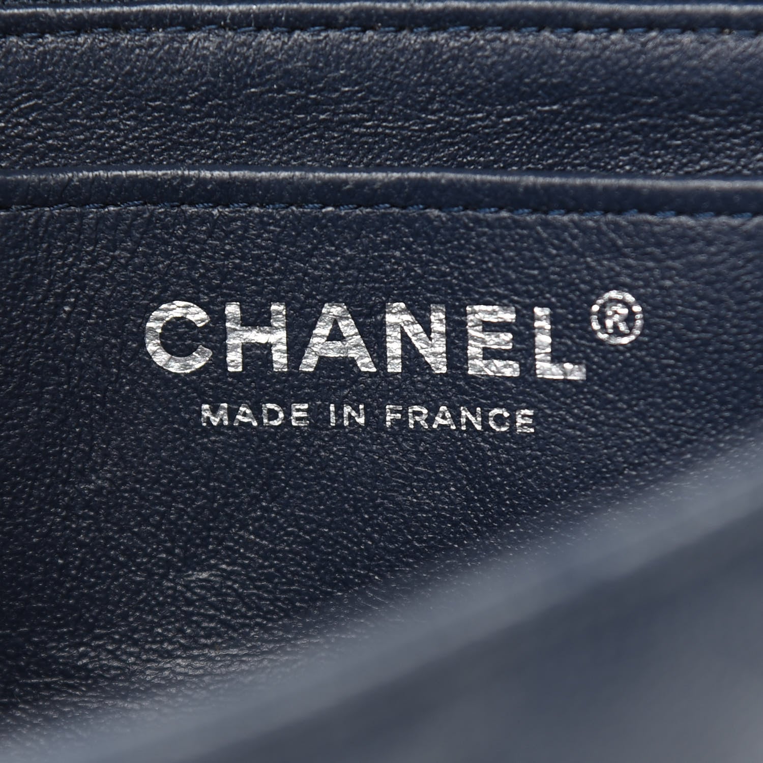 Chanel Caviar Quilted Mini Rectangular Flap Navy 5 of 8