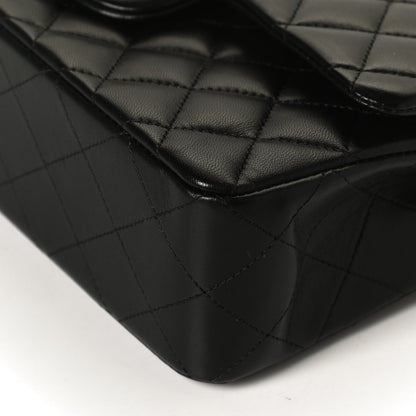Chanel Lambskin Quilted Small Double Flap Black 11 of 14